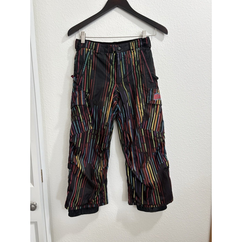 Burton DryRide All Access Pants Boys Cargo Ski Snowboard Med 7/8 Multicolor